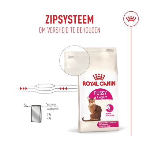 Royal Canin Fussy Exigent - Kattenvoer - 4 kg