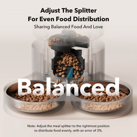 PETLIBRO Granary Duo met wifi - Automatische voerbak - Zwart