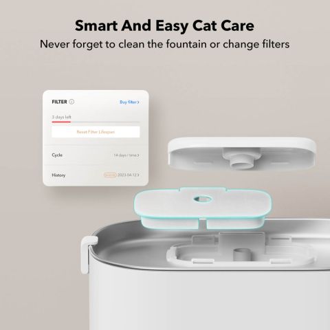 PETLIBRO Dockstream Smart - Drinkfontein kat - Wit