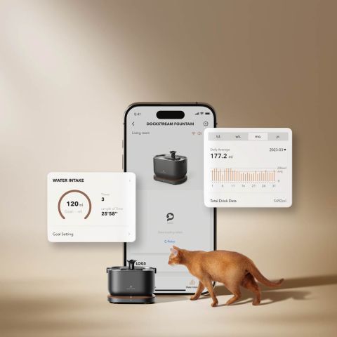 PETLIBRO Dockstream Smart - Drinkfontein kat - Zwart