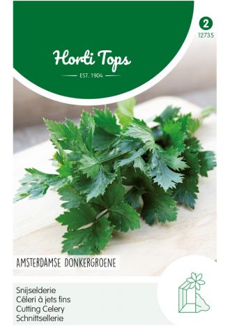 Hortitops Snijselderij Apium graveolens var. secalinum Amsterdamse Donkergroene - Groentezaden - 2 gram