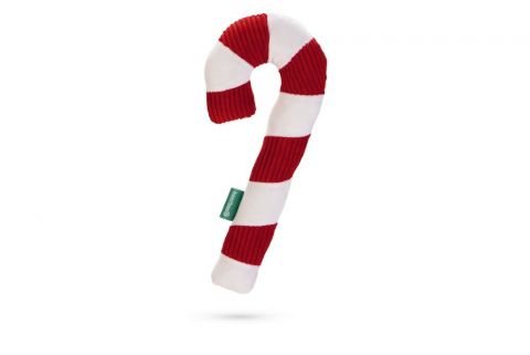 Beeztees Zuurstok Kerst Knuffel - Hondenspeelgoed - Rood - 50 x 21 x 7 cm - 1 stuk