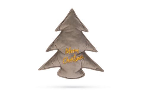 Designed By Lotte Kerstboom - Knuffel - Hondenspeelgoed - Grijs - 27x27x3 cm