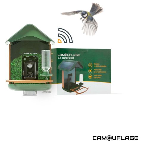 Camouflage Ez Birdfeed - Voederhuis met camera - Groen