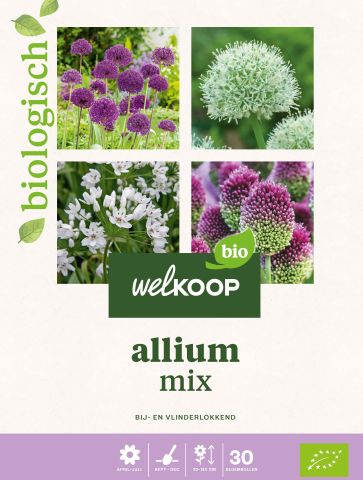 Welkoop Biologisch Allium mix - Bloembollen - Gemengd - 30 stuks