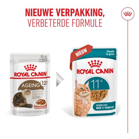 Royal Canin Ageing 11+ - Kattenvoer - 12 stuks
