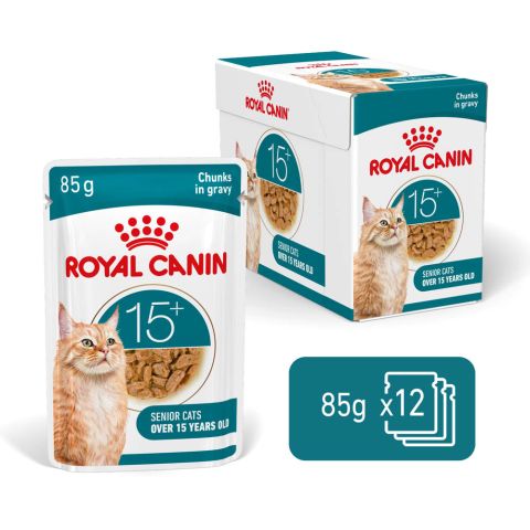 Royal Canin Ageing 15+ - Kattenvoer - 12x85 gram - 1,02 kg