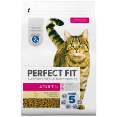 Welkoop Perfect Fit Adult 1+ - Kattenvoer - Kip - 2,8 kg aanbieding