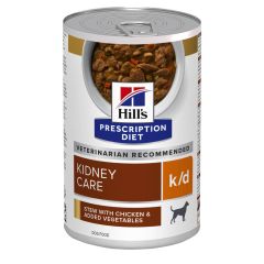 Welkoop Hill's Prescription Diet Kidney Care k/d - Hondenvoer - Kip - Groente - 354 gram aanbieding