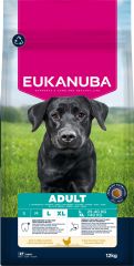 Welkoop Eukanuba Adult Large/Extra Large - Hondenvoer - Kip - 12 kg aanbieding