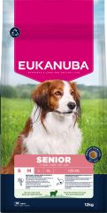 Welkoop Eukanuba Senior Small/Medium - Hondenvoer - Lam - 12 kg aanbieding