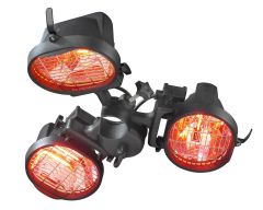 Eurom 1500  - Parasol-heater - Zwart - Elektrisch