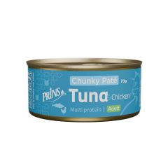 Welkoop Prins Chunky Paté - Kattenvoer - Tonijn - Kip - 70 gram aanbieding