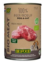 Welkoop Biofood Biologisch - Hondenvoer en Kattenvoer - Rund - 400 gram aanbieding