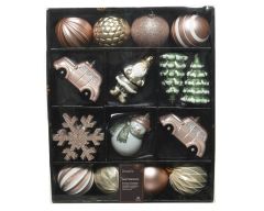 Decoris - Kerstballen mix - Multi