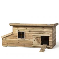 Welkoop Voldux Fenne - Kippenhok - Naturel - 190x88x80cm aanbieding