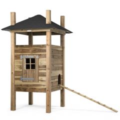 Welkoop Voldux Hooiberg Fem - Kippenhok - 125 x 125 x 225cm aanbieding