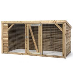 Welkoop Voldux Britt - Kippenren - Naturel - 260x130x132 cm aanbieding