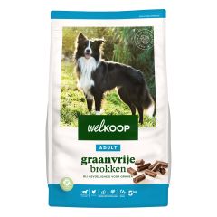 Welkoop Welkoop Adult Geperste brokken - Graanvrij - Hondenvoer - 5 kg aanbieding