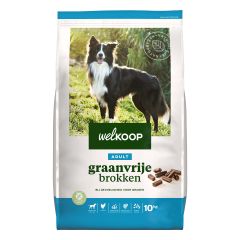 Welkoop Welkoop Adult Geperste brokken - Graanvrij - Hondenvoer - 10 kg aanbieding