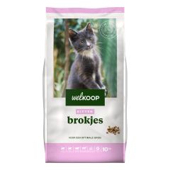 Welkoop Welkoop Kitten brokjes - Kattenvoer - Gevogelte - 10 kg aanbieding