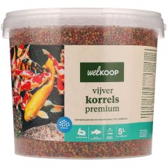 Welkoop Vijverkorrels Premium - Vijvervissenvoer - 5 L