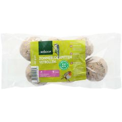 Welkoop Vetbollen met zonnebloempitten zonder netje - Tuinvogelvoer - 6 stuks