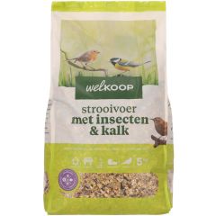 Welkoop - Strooivoer - Tuinvogelvoer - Insecten - Kalk - 5 kg