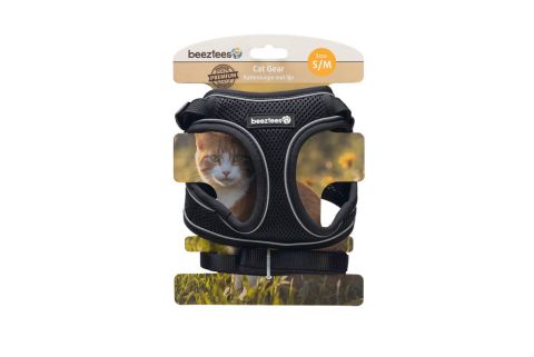 Beeztees Parinca - Kattentuigje - Zwart
