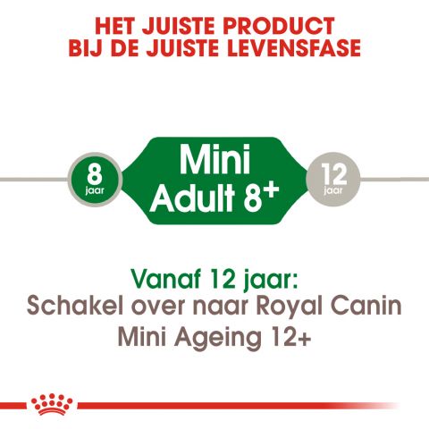 Royal Canin Mini Adult 8+ - Hondenvoer - 4 kg