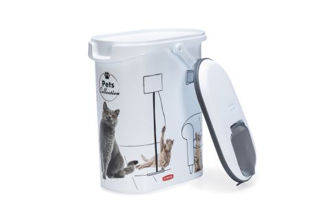 Curver Kat - Voercontainer - 19x30x35 cm - Wit - 10 L