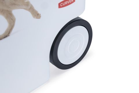 Curver Hond - Voercontainer - 28x50x61 cm - Wit - 54 L