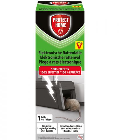 Protect Home Elektronische rattenval - Tegen ratten - 1 stuk