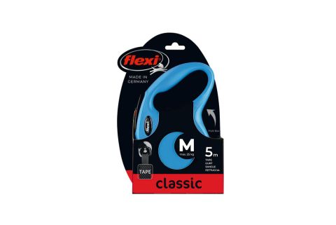 FLEXI Classic Tape - Rollijn - Hondenriem - Blauw