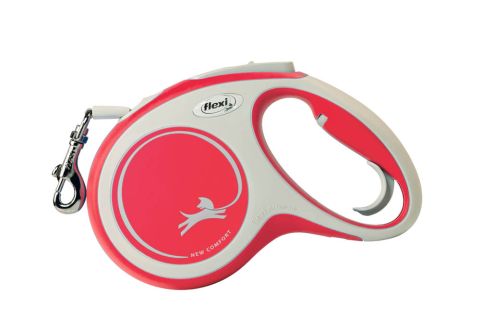 Flexi Rollijn - Hondenriem New comfort Tape - Hondenriem - Rood