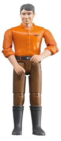 Bruder Man met bruine jeans 1:16 - Accessoires - 
