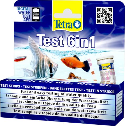 Tetra Test 6in1 - Watertest - 25 stuks
