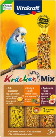 Vitakraft Combikracker 3 in 1 Parkiet - Snacks - 60 gram