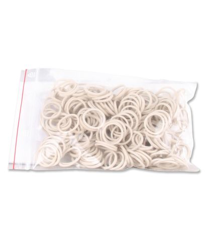 Waldhausen Manenelastiekjes - Paard - Wit - 50 gram