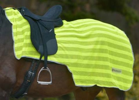 Waldhausen Uitrijdeken - Reflecterend - Paardendeken - 1 maat - Neongeel