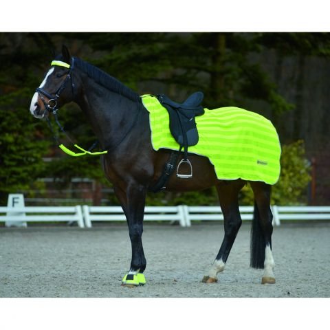 Waldhausen Uitrijdeken - Reflecterend - Paardendeken - 1 maat - Neongeel