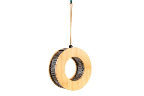 CJ Wildlife Kyoto - Voederhuis - Bamboe/Zwart - 18,5x18,5x6,8 cm