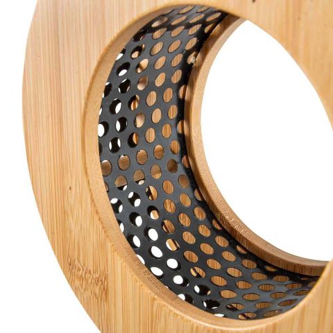 CJ Wildlife Kyoto - Voederhuis - Bamboe/Zwart - 18,5x18,5x6,8 cm