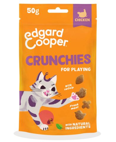 Edgard & Cooper Crunchies - Kattensnack - Kip - 50 gram
