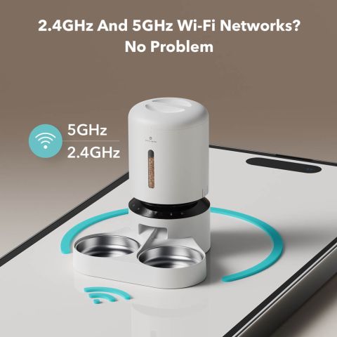 PETLIBRO Granary Duo met wifi - Automatische voerbak - Wit