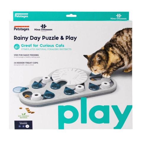 Nina Ottosson Rainy Day Puzzle & Play - Kattenspel - 35,6x35,1x4,1 cm - 12 stuks
