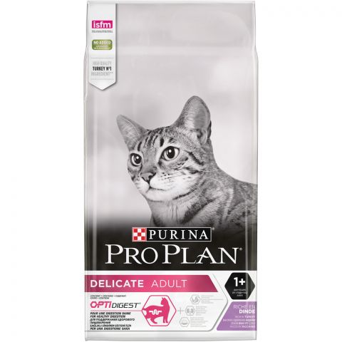 Pro Plan Delicate Adult - Kattenvoer - Kalkoen - 10 kg
