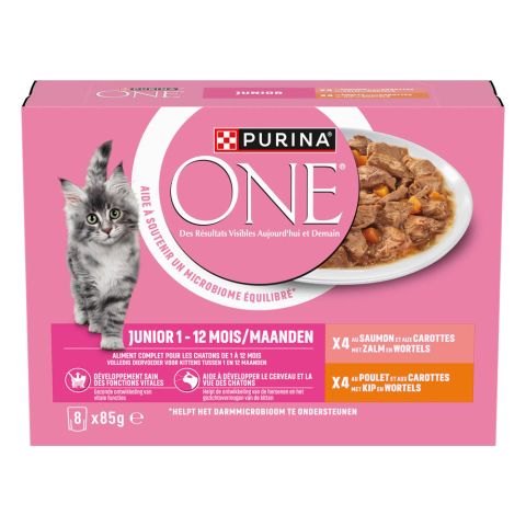 PURINA ONE Junior - Kattenvoer - Kip - Wortel