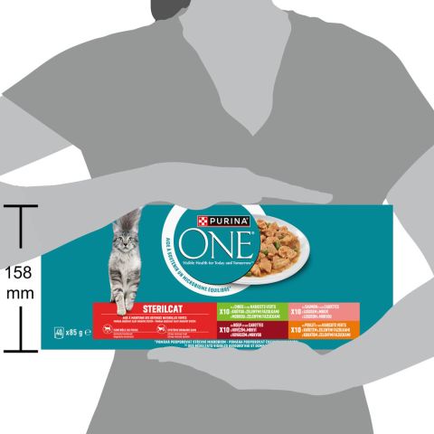 PURINA ONE Sterilcat - Kattenvoer - Vis - Groente