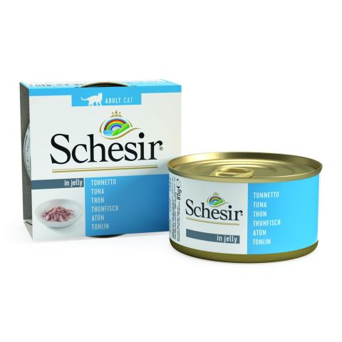 Schesir - Kattenvoer in Gelei - Tonijn 85 gram